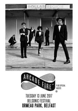 ARCADE FIRE Belsonic Festival - 13th June 2017 Poster Print