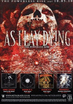 AS I LAY DYING The Powerless Rise Poster Print
