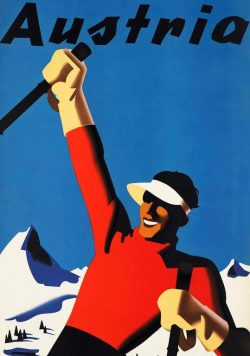 AUSTRIA Vintage Travel Poster Print