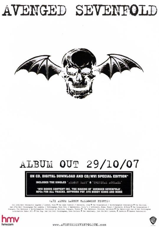 Avenged Sevenfold Afterlife Art Board Print by Jayshaws