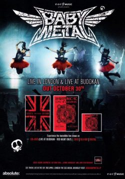 BABYMETAL Live In London & Live At Budokan Poster