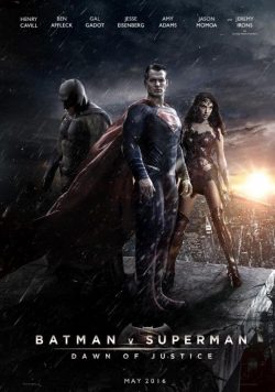 BATMAN v SUPERMAN Movie Poster Print