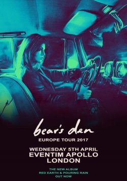 BEAR?S DEN London Eventim Apollo - 5th April 2017 Poster Print