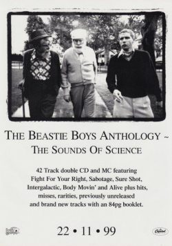 BEASTIE BOYS Anthology - Sounds Of Science Poster Print