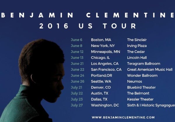 BENJAMIN CLEMENTINE At Least for Now 2016 US Tour Poster Print