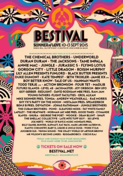 BESTIVAL 2015 The Chemical Brothers Underworld Poster