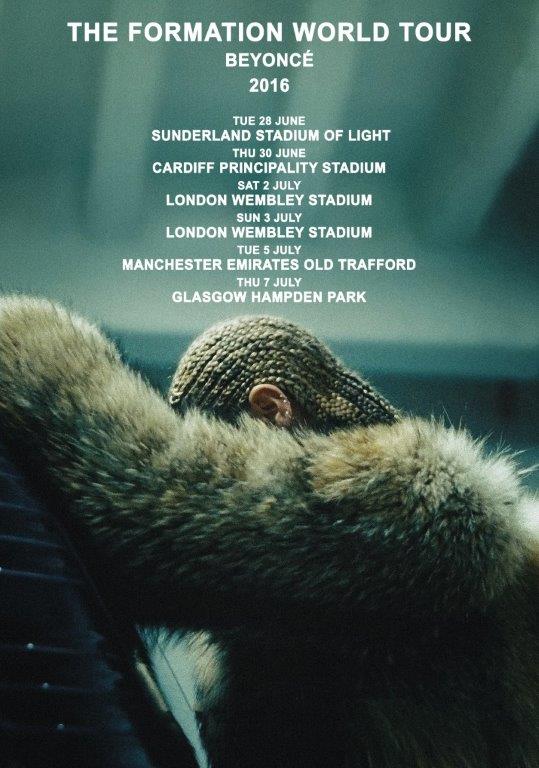 beyonce formation tour poster