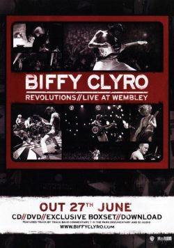 BIFFY CLYRO Revolutions Live At Wembley Poster