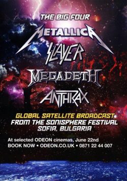 THE BIG 4 Metallica Slayer Megadeth Anthrax Poster