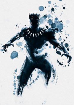 BLACK PANTHER Movie Poster Print