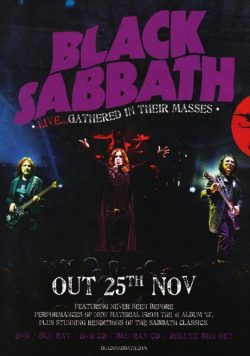 BLACK SABBATH Live Gathered In Their Masses Poster