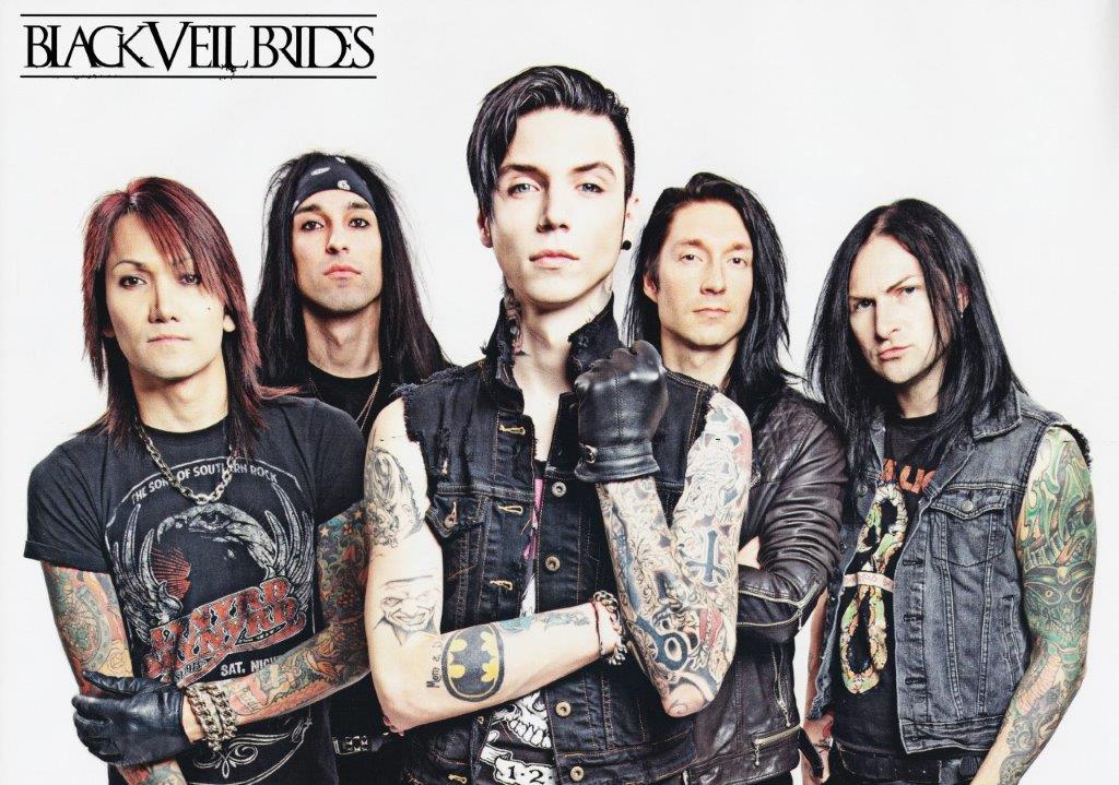 BLACK VEIL BRIDES 2015 Poster Print prints4u