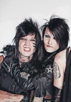 BLACK VEIL BRIDES Ashley Purdy Jake Pitts Poster Print