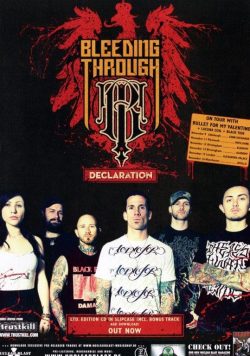 BLEEDING THROUGH Declaration Poster Print