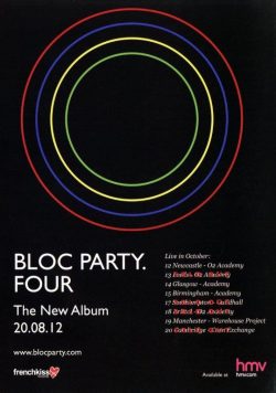BLOC PARTY Four Poster Print