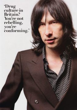 BOBBY GILLESPIE Primal Scream Poster Print