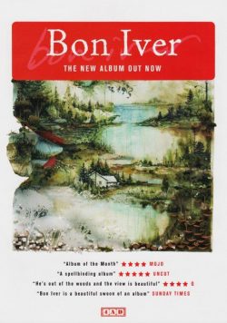 BON IVER Self-Titled Poster