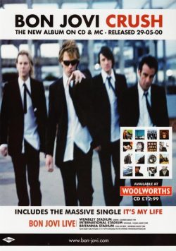 BON JOVI Crush Poster Print
