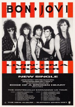 BON JOVI Livin' On A Prayer Poster Print