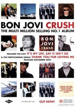 BON JOVI Crush Poster Print