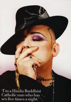 BOY GEORGE Culture Club Poster Print