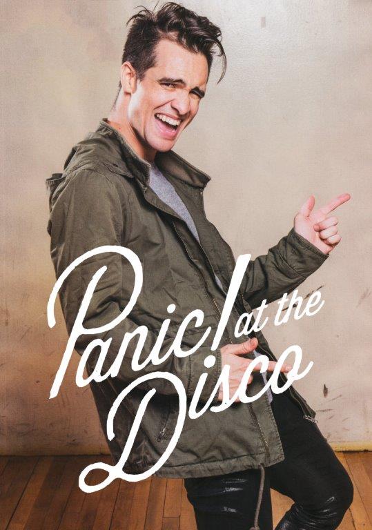 1155 BRENDON URIE PANIC AT THE DISCO SITTING Poster Print Art A0 A1 A2 A3 A4 