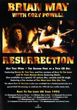 BRIAN MAY Resurrection Poster Print