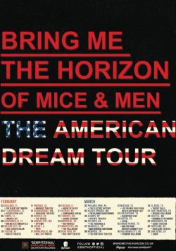 BRING ME THE HORIZON London Wembley Arena 2014 Poster Print