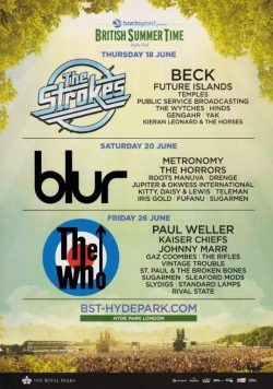 BRITISH SUMMER TIME FESTIVAL 2015 Poster Print