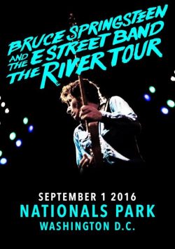 BRUCE SPRINGSTEEN Nationals Park - September 1 2016 Poster