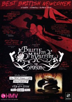 BULLET FOR MY VALENTINE The Poison Poster Print