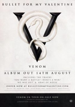 BULLET FOR MY VALENTINE Venom Poster Print