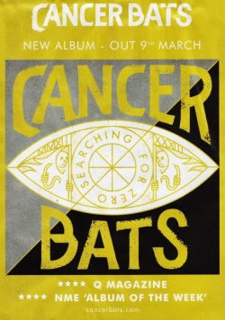 CANCER BATS Searching For Zero Poster Print