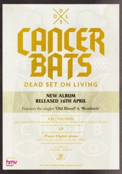 CANCER BATS Dead Set On Living Poster Print
