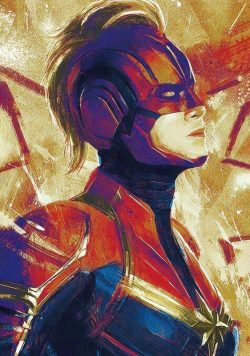 CAPTAIN MARVEL Poster Print