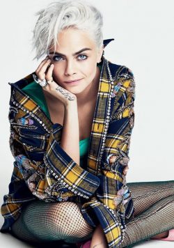 CARA DELEVINGNE Model Poster Print