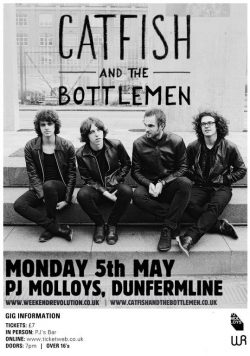 CATFISH & THE BOTTLEMEN PJ Molloys Dunfermline Poster Print