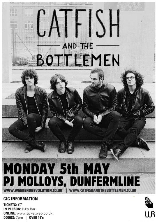 CATFISH & THE BOTTLEMEN PJ Molloys Dunfermline Poster Print prints4u