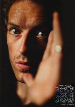 CHRIS MARTIN Coldplay Poster Print