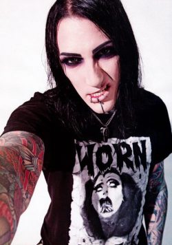 CHRIS MOTIONLESS CERULLI Motionless In White Poster Print