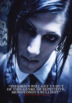 CHRIS MOTIONLESS Motionless In White Poster Print