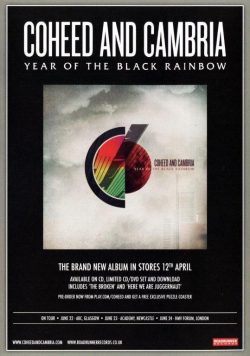 COHEED AND CAMBRIA Year Of The Black Rainbow Poster Print