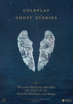 COLDPLAY Ghost Stories Poster
