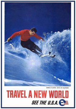 COLORADO Vintage Travel Poster Print