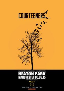 THE COURTEENERS Manchester Heaton Park June 5th 2015 Poster Print