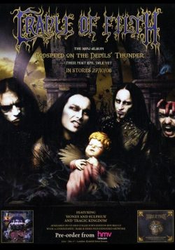 CRADLE OF FILTH Godspeed On The Devils Thunder Poster Print