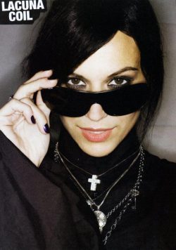 CRISTINA SCABBIA Lacuna Coil Poster Print