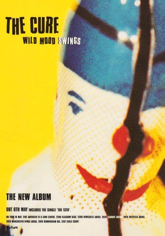 THE CURE WILD MOOD SWINGS サイン入り CURE / WILD MOOD SWINGS