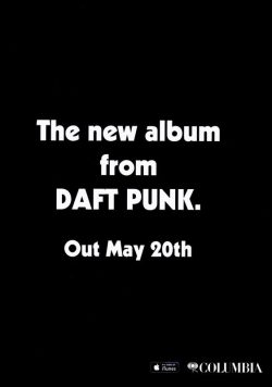 DAFT PUNK Random Access Memories Poster Print