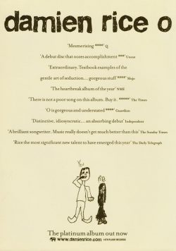 DAMIEN RICE o Album Poster